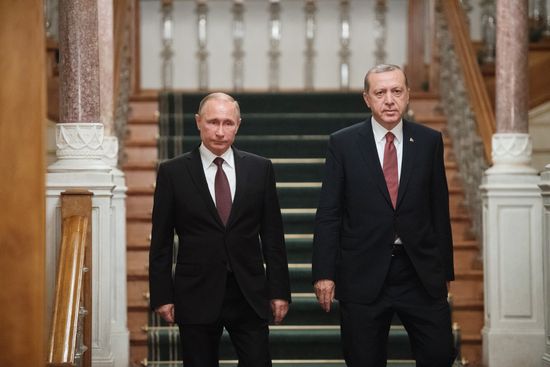 Russian President Vladimir Putin visits Turkey