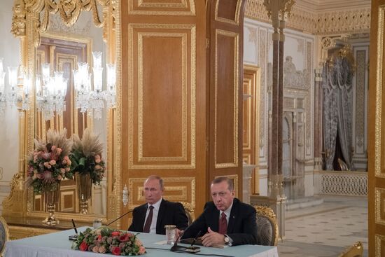 Russian President Vladimir Putin visits Turkey