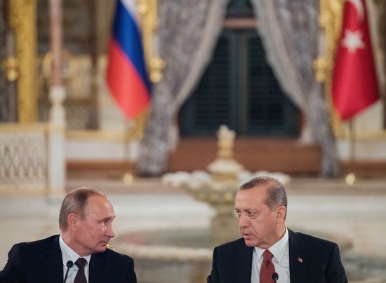 Russian President Vladimir Putin visits Turkey