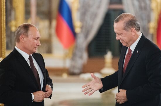 Russian President Vladimir Putin visits Turkey