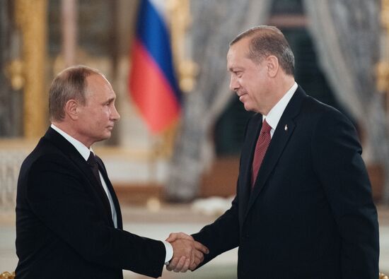 Russian President Vladimir Putin visits Turkey