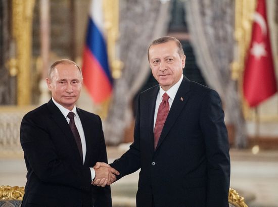 Russian President Vladimir Putin visits Turkey