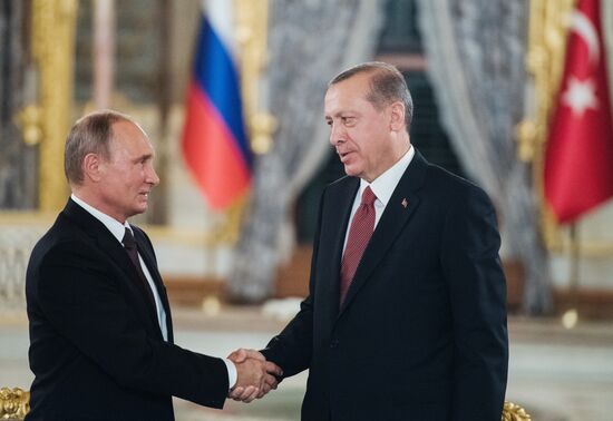 Russian President Vladimir Putin visits Turkey