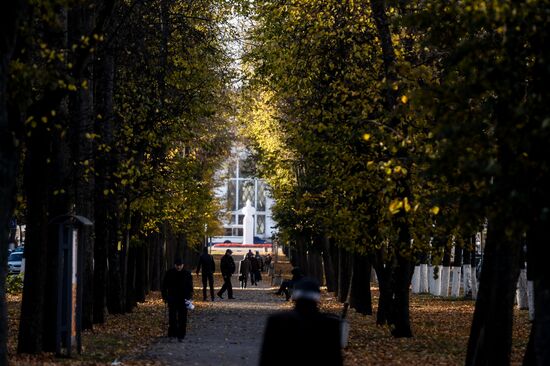 Golden fall in Veliky Novgorod