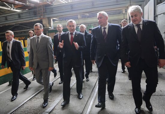 Deputy Russian Prime Minister Dmitry Rogozin visits Transnistria