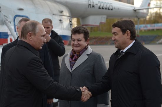 Russian President Vladimir Putin's working trip to Vladimir Region