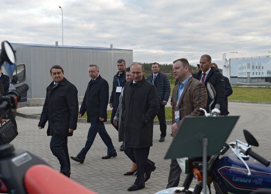 Russian President Vladimir Putin's working trip to Vladimir Region