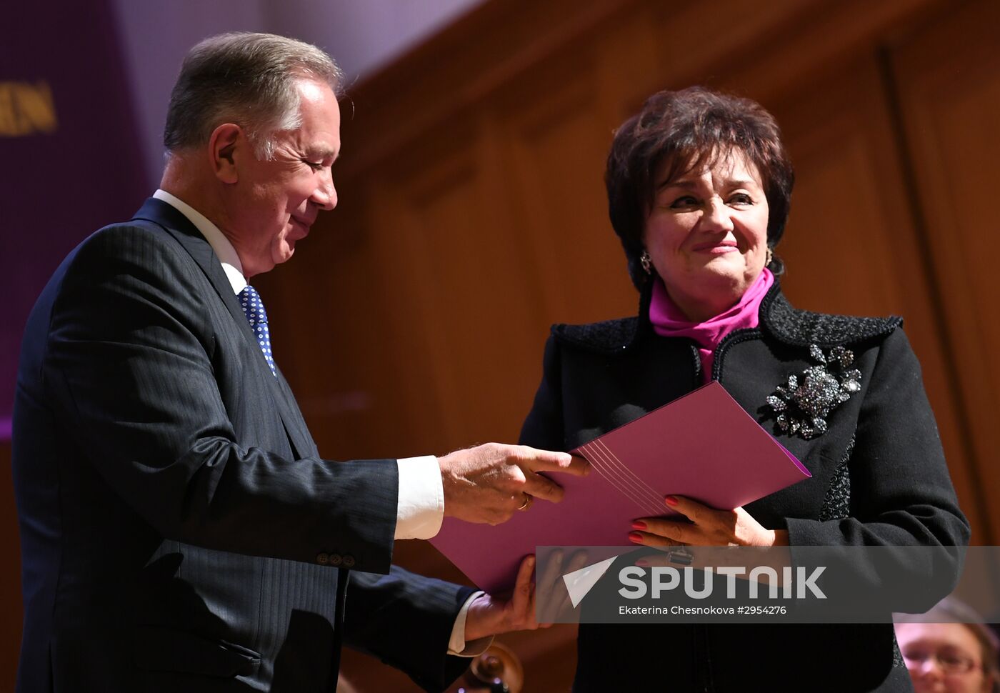 Concert in honor of anniversary congress of International Union of Musicians