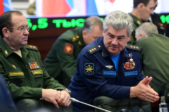 Meeting on the results of Caucasus - 2016 military drills