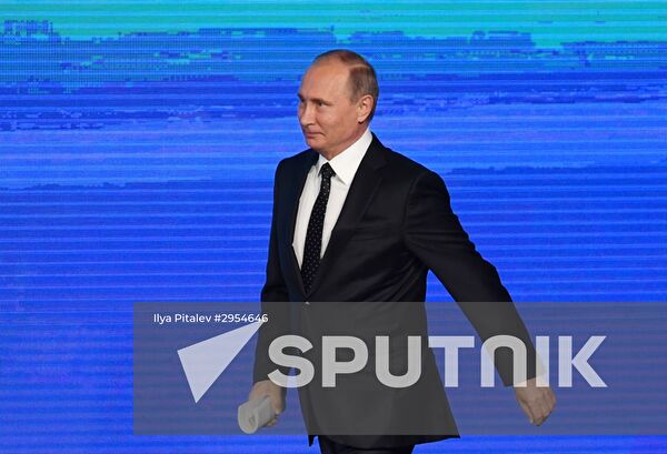 President Vladimir Putin at Russia Calling! Investment Forum organized by VTB Capital