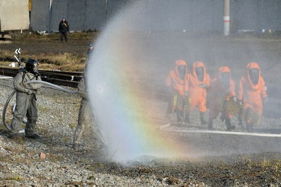 Manmade disaster elimination drill