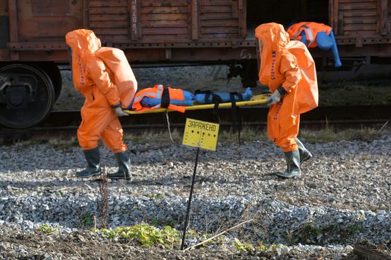 Manmade disaster elimination drill