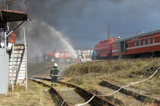 Manmade disaster elimination drill