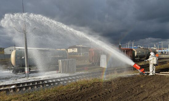 Manmade disaster elimination drill