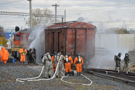 Manmade disaster elimination drill