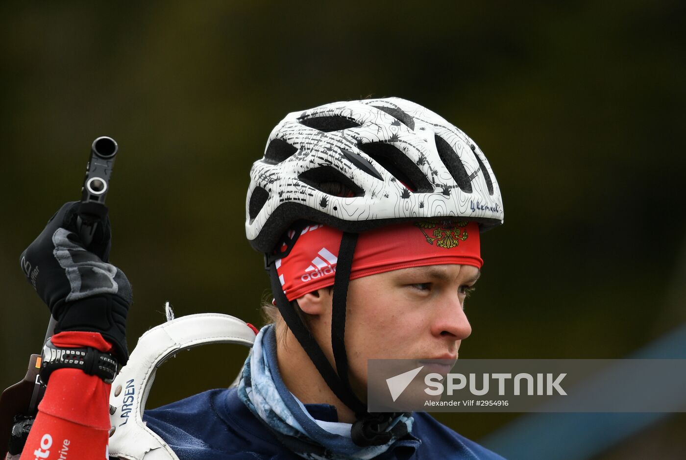 Biathlon. Russian team's training session