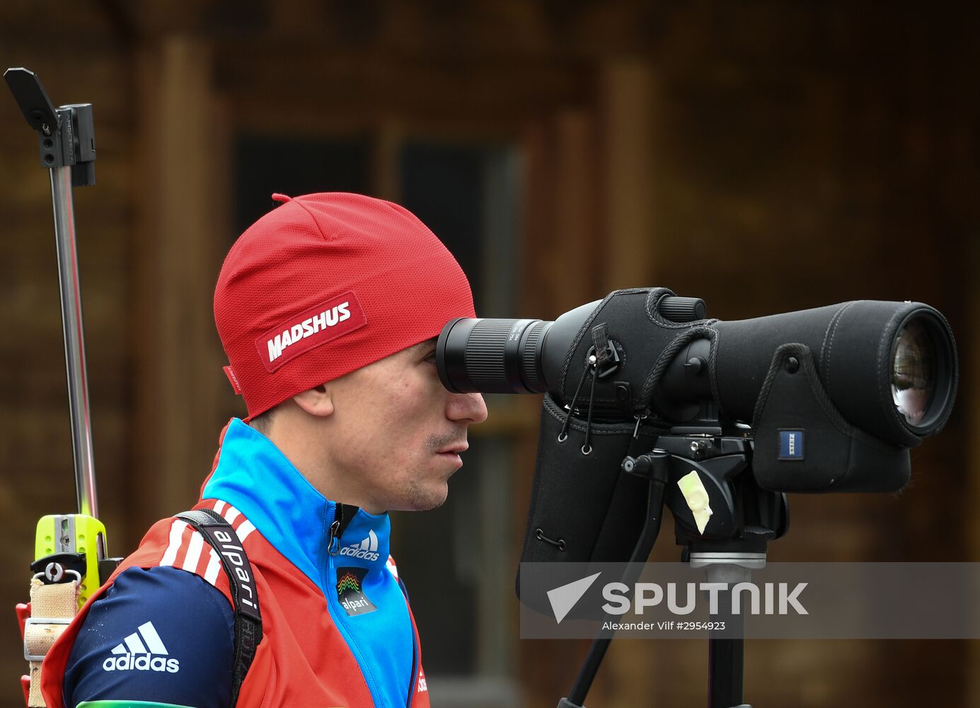 Biathlon. Russian team's training session