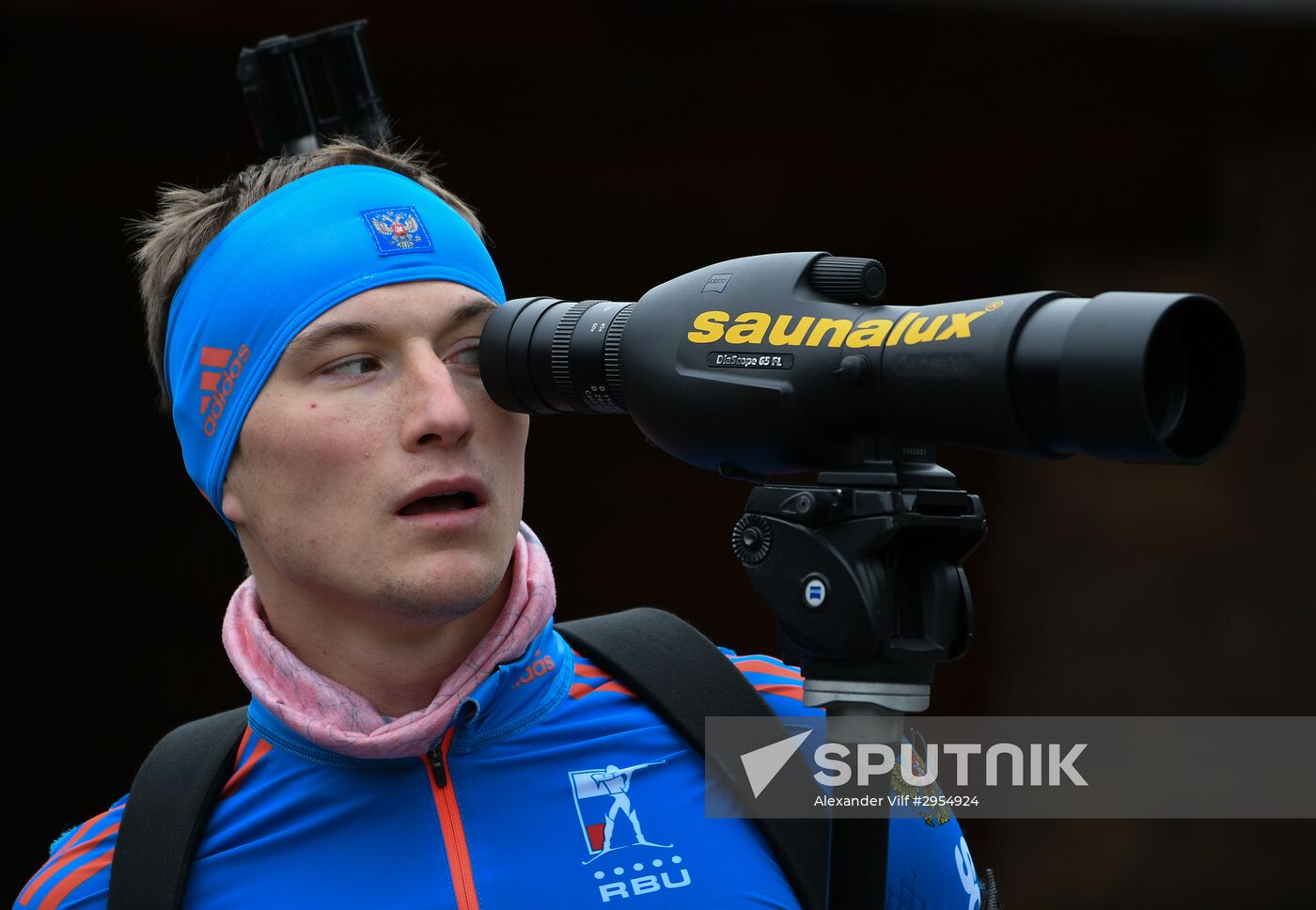 Biathlon. Russian team's training session