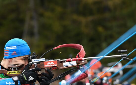 Biathlon. Russian team's training session