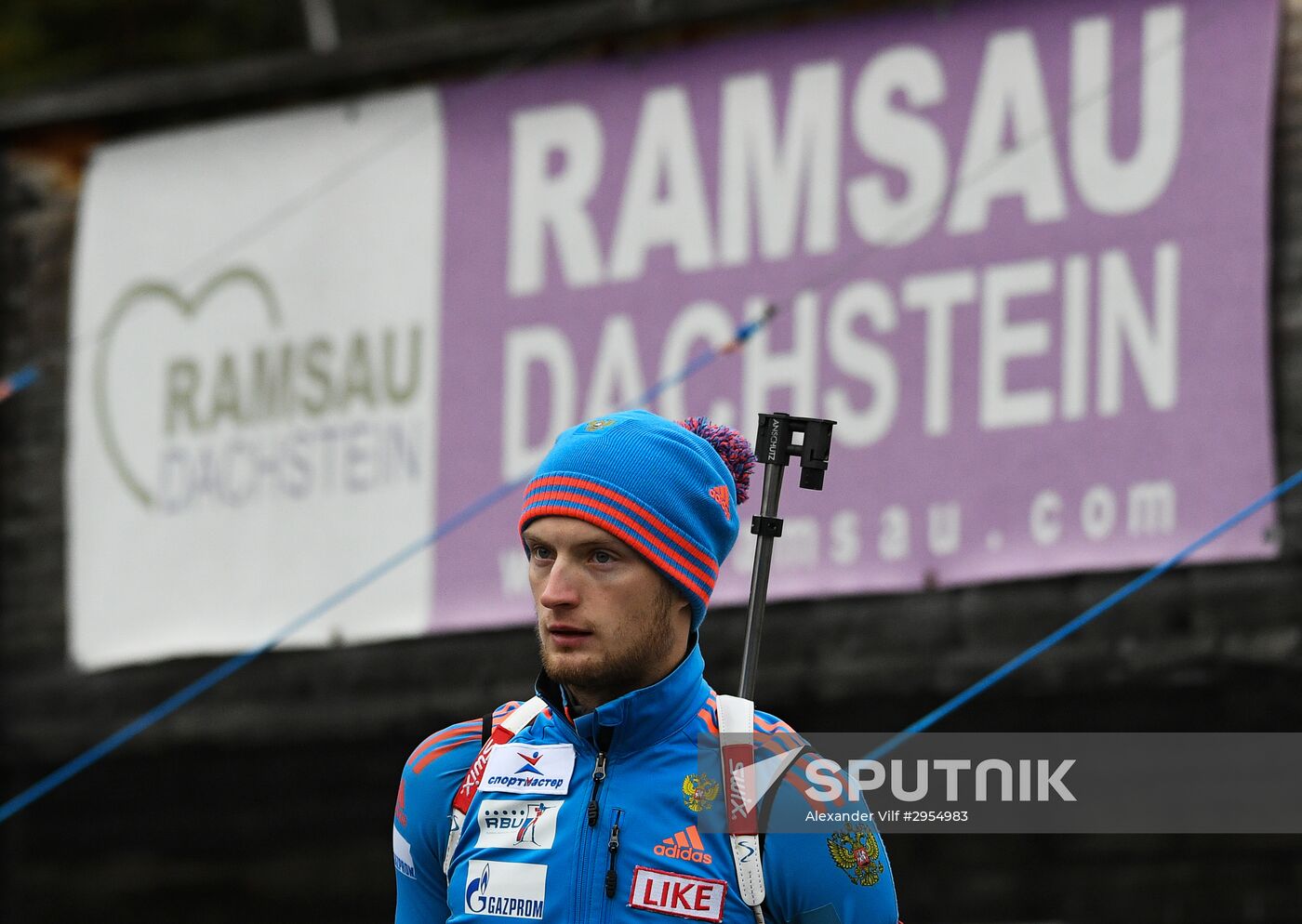 Biathlon. Russian team's training session
