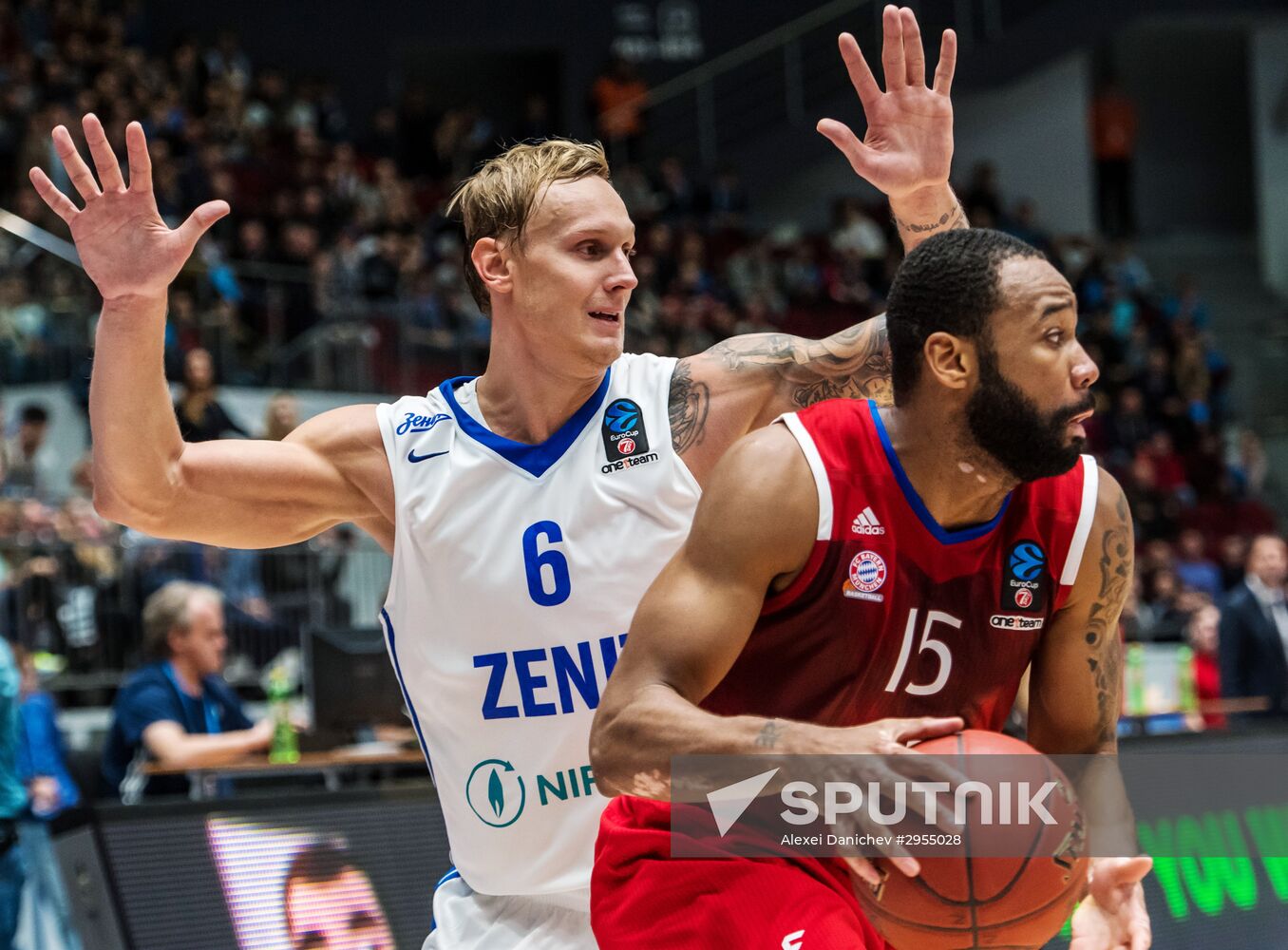 Eurocup Basketball. Zenit vs. Bayern