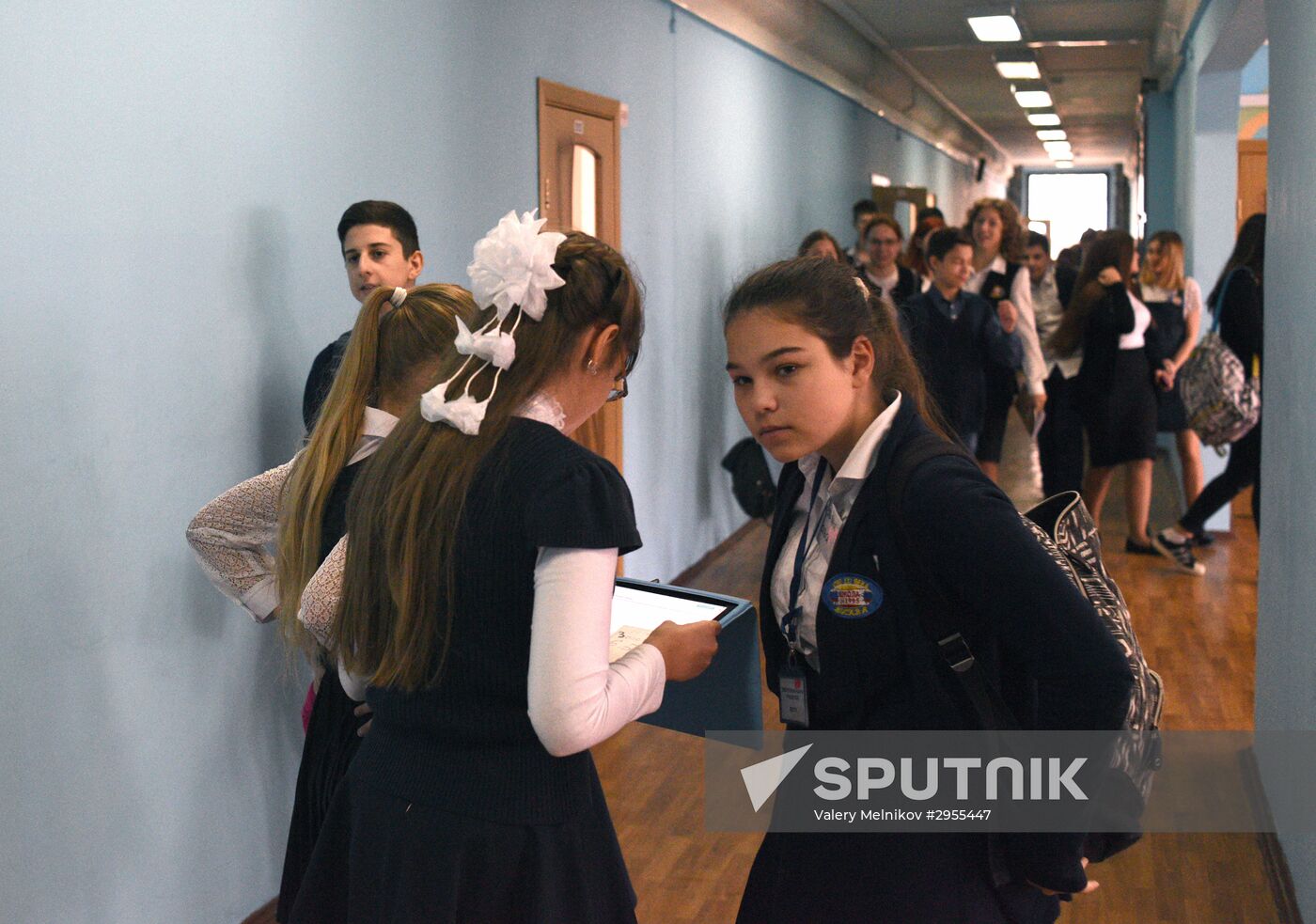 Modern school in Moscow