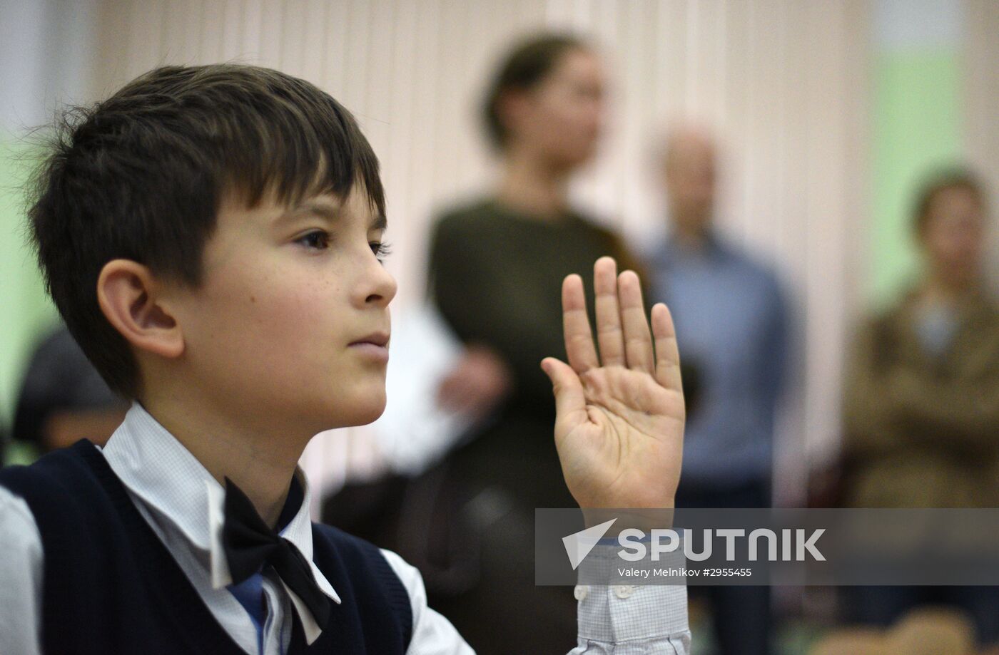 Modern school in Moscow