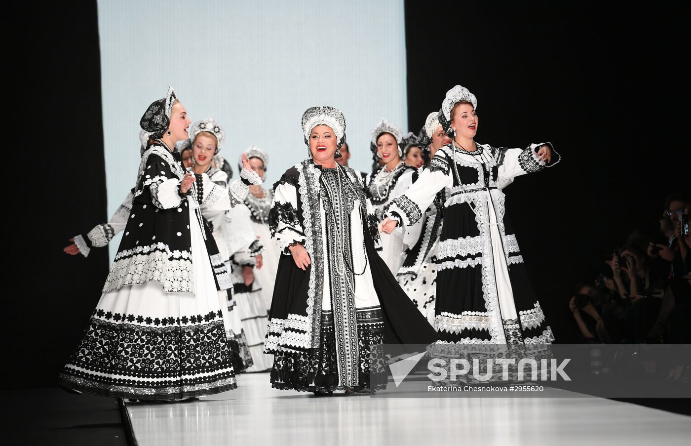 Mercedes-Benz Fashion Week in Moscow. Day 1