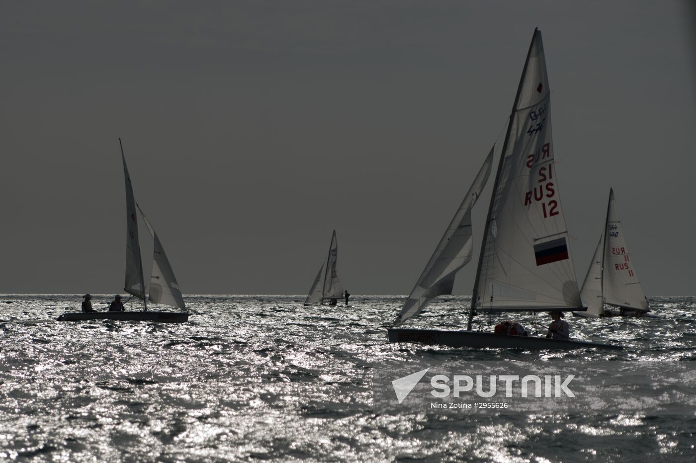 The Russian Olympic class yachts sailing championship