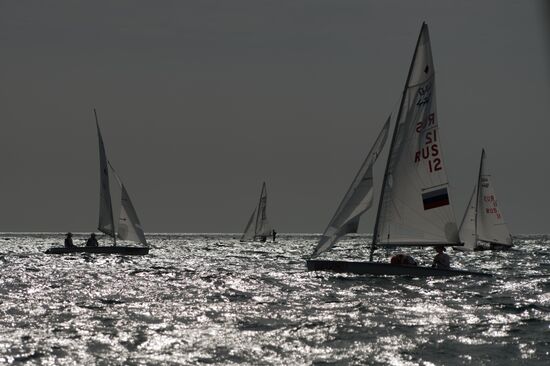 The Russian Olympic class yachts sailing championship