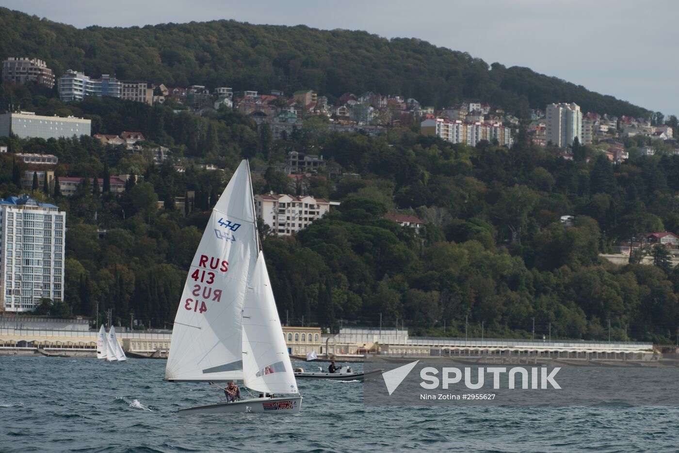 The Russian Olympic class yachts sailing championship