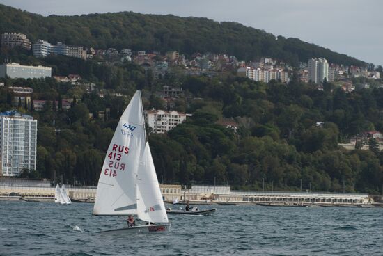 The Russian Olympic class yachts sailing championship