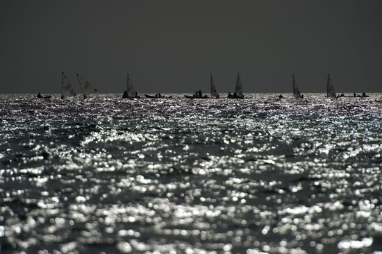 The Russian Olympic class yachts sailing championship