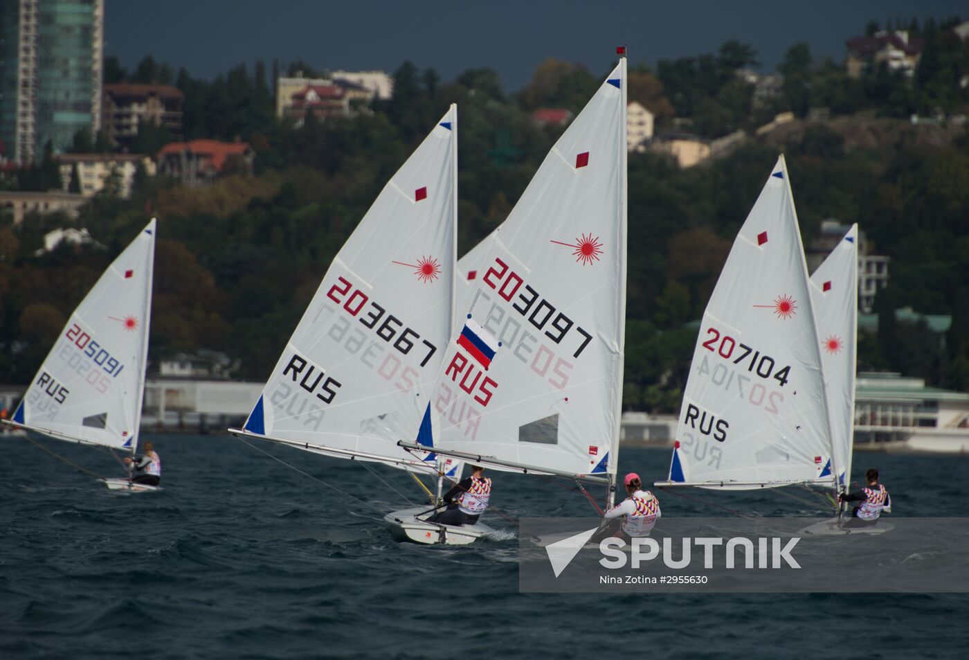 The Russian Olympic class yachts sailing championship