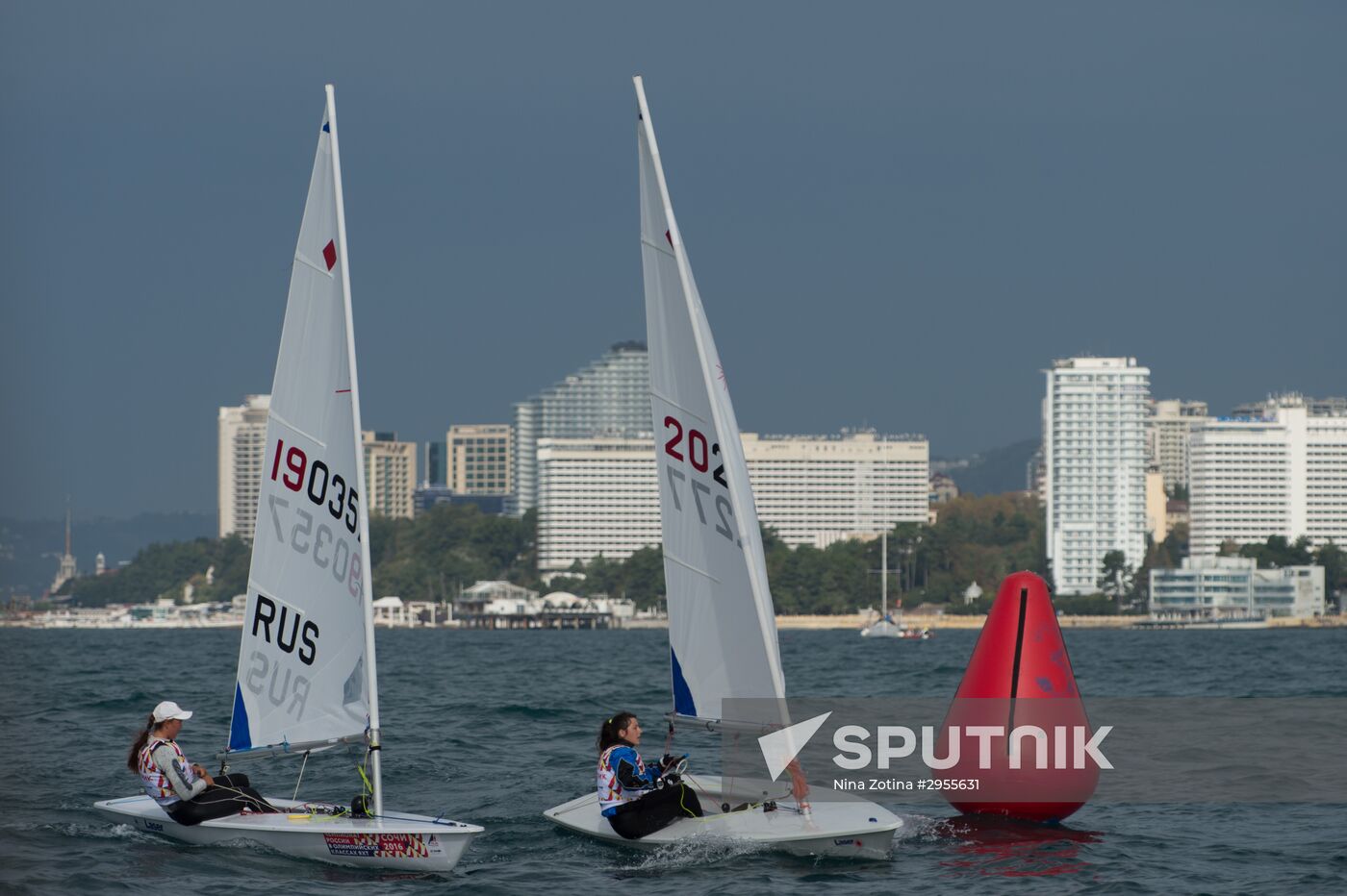 The Russian Olympic class yachts sailing championship
