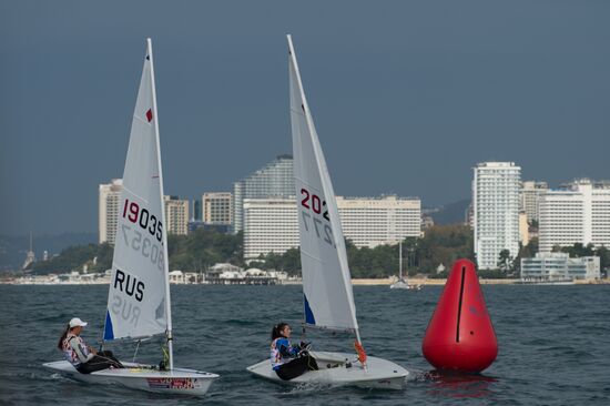 The Russian Olympic class yachts sailing championship