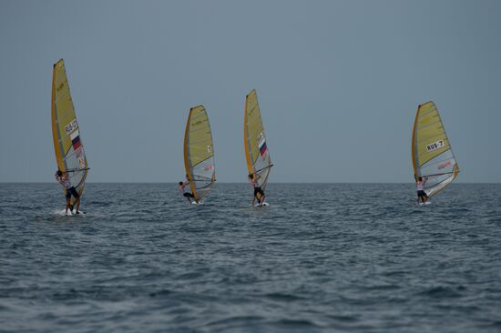 The Russian Olympic class yachts sailing championship