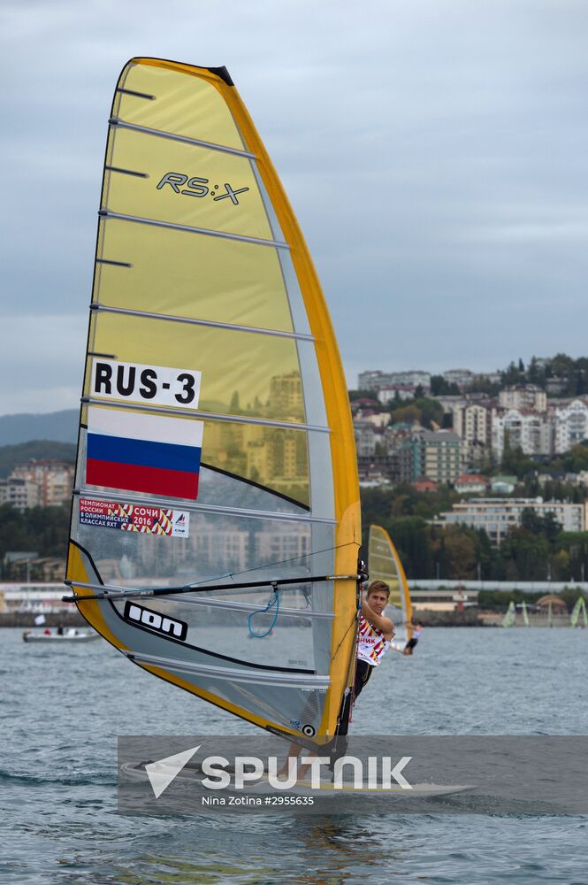 The Russian Olympic class yachts sailing championship