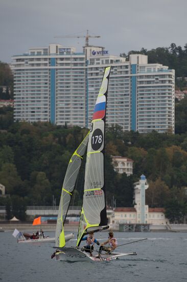 The Russian Olympic class yachts sailing championship