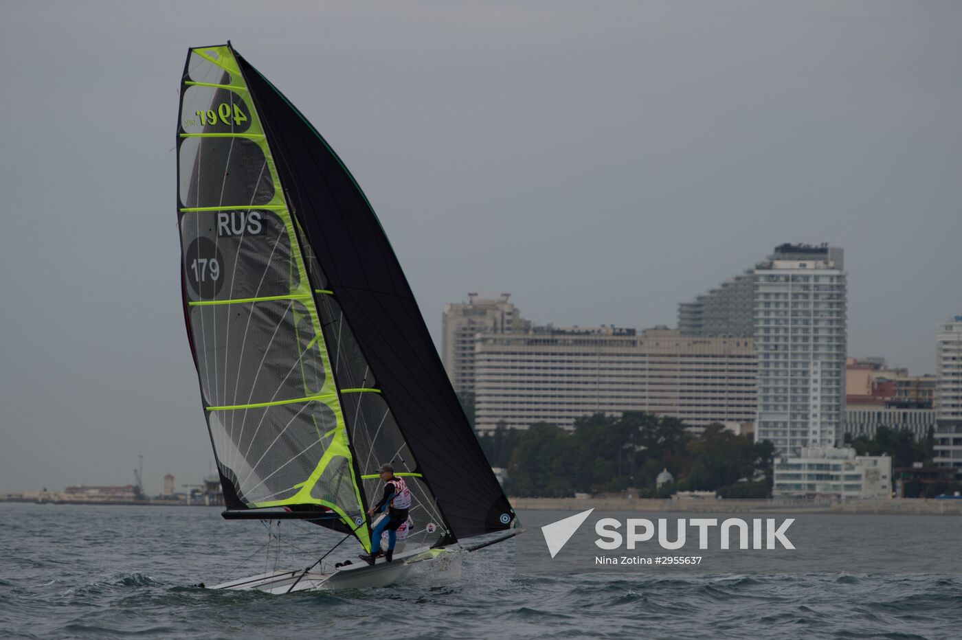 The Russian Olympic class yachts sailing championship