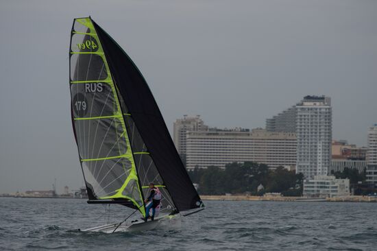 The Russian Olympic class yachts sailing championship
