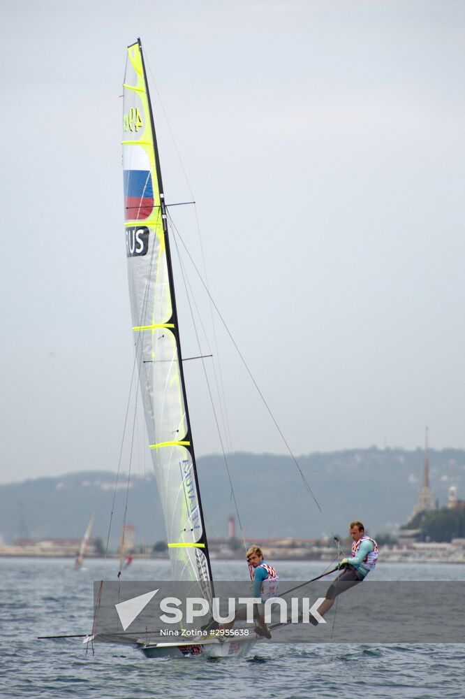 The Russian Olympic class yachts sailing championship