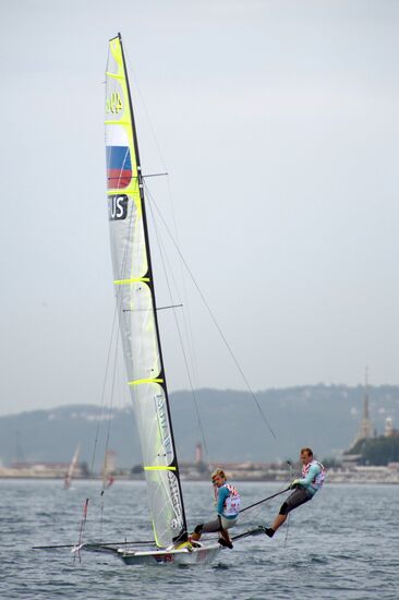 The Russian Olympic class yachts sailing championship