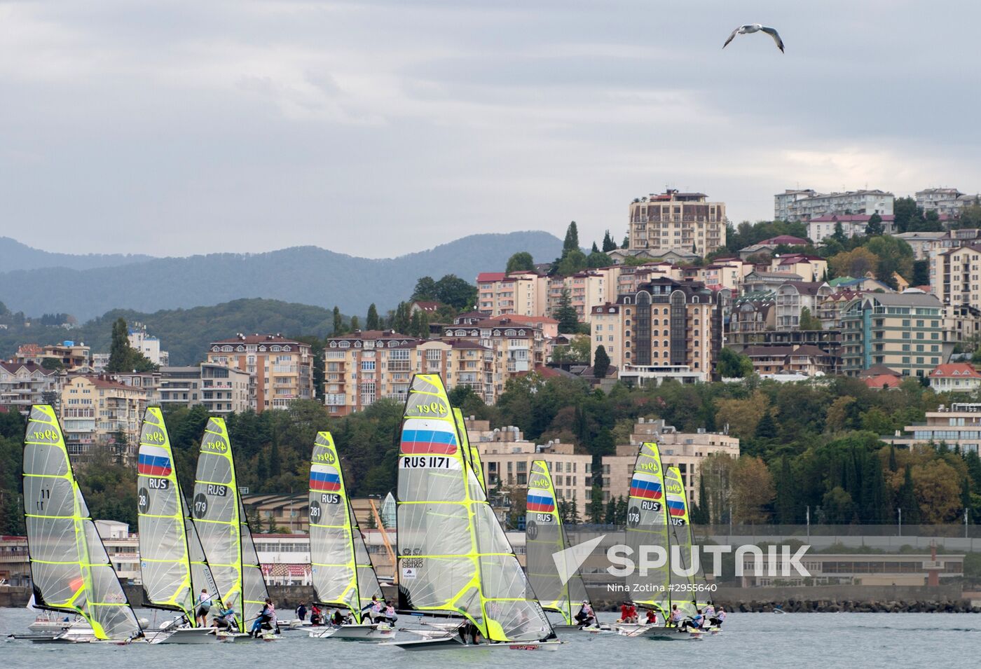 The Russian Olympic class yachts sailing championship
