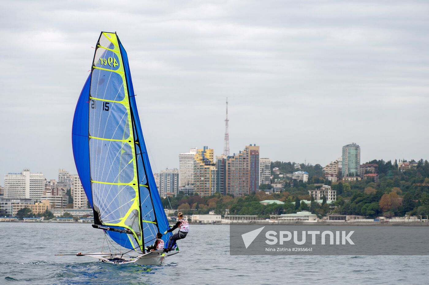 The Russian Olympic class yachts sailing championship