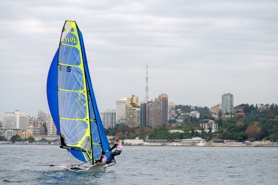 The Russian Olympic class yachts sailing championship