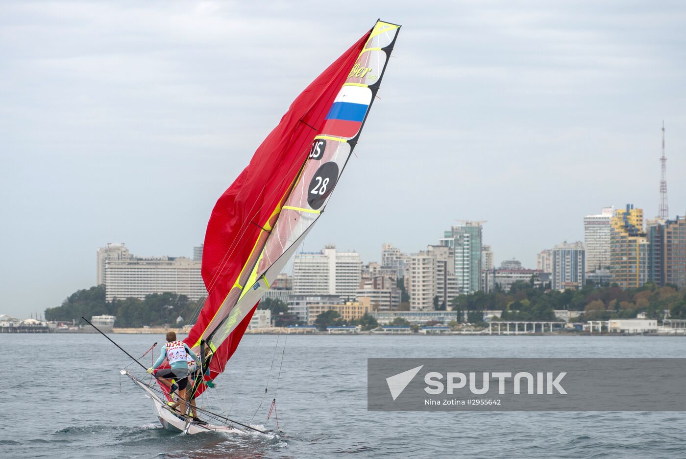 The Russian Olympic class yachts sailing championship