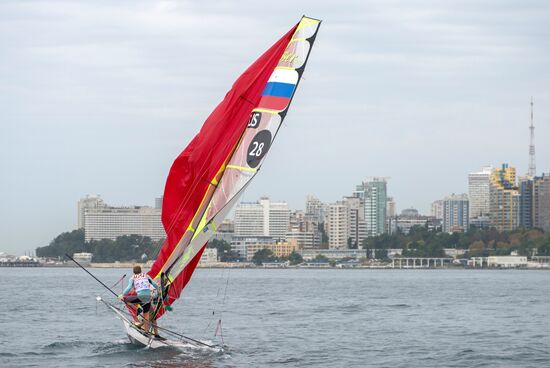 The Russian Olympic class yachts sailing championship