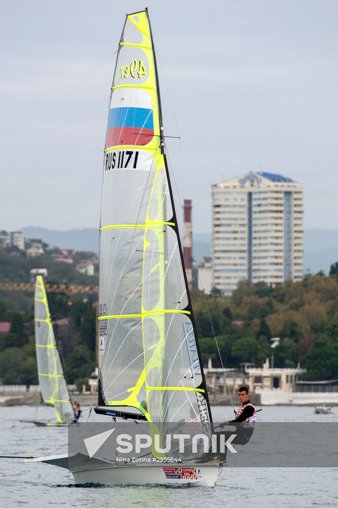 The Russian Olympic class yachts sailing championship