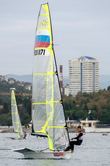 The Russian Olympic class yachts sailing championship